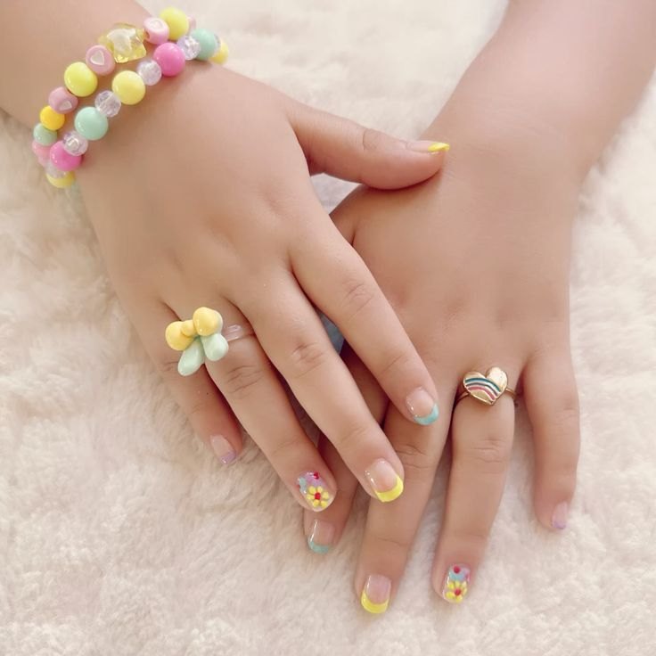 Kids nail designs at Elite Nails
