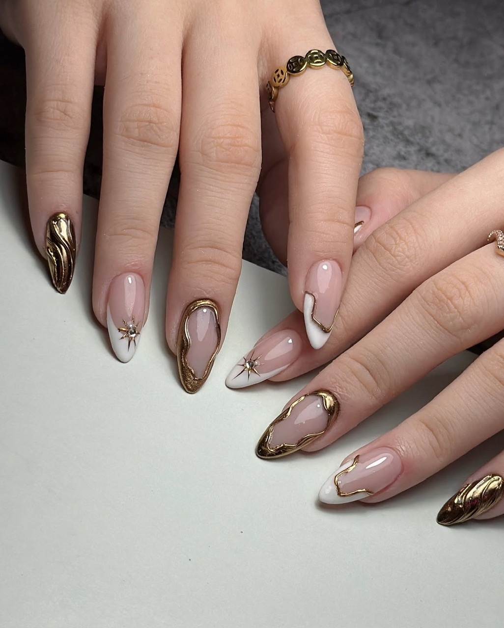 Nail design from Elite Nails